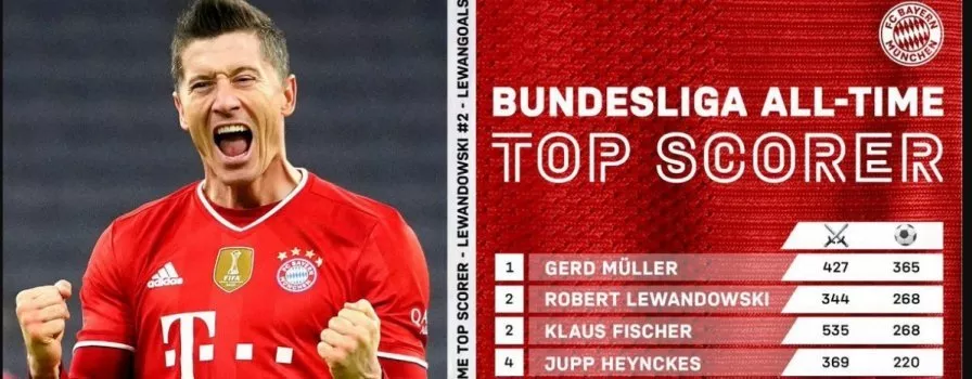 Lewandowski dogonił legendę!